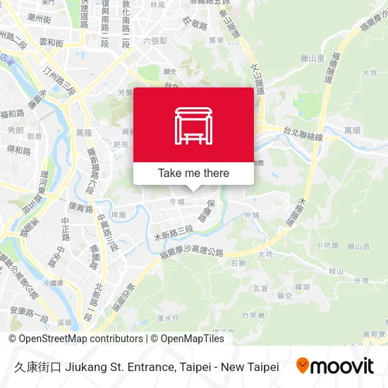 久康街口 Jiukang St. Entrance map