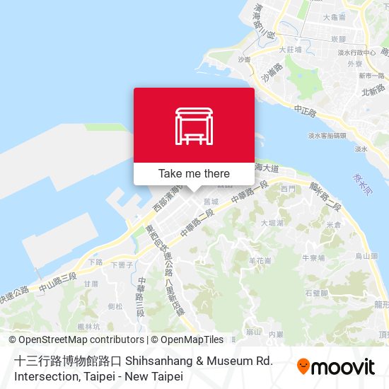 十三行路博物館路口 Shihsanhang & Museum Rd. Intersection地圖