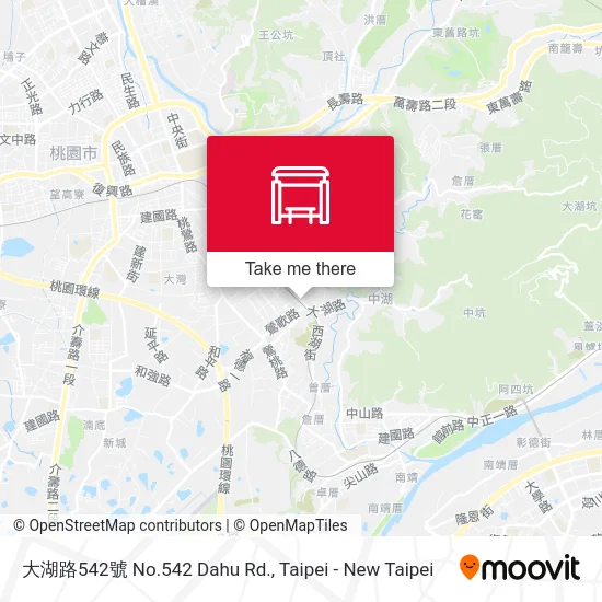 大湖路542號 No.542 Dahu Rd.地圖
