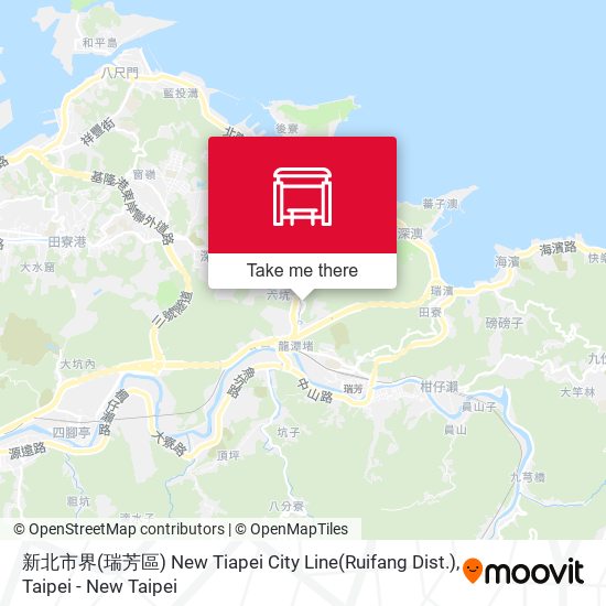 新北市界(瑞芳區) New Tiapei City Line(Ruifang Dist.) map
