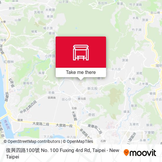 復興四路100號 No. 100 Fuxing 4rd Rd map