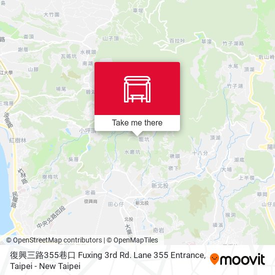 復興三路355巷口 Fuxing 3rd Rd. Lane 355 Entrance map