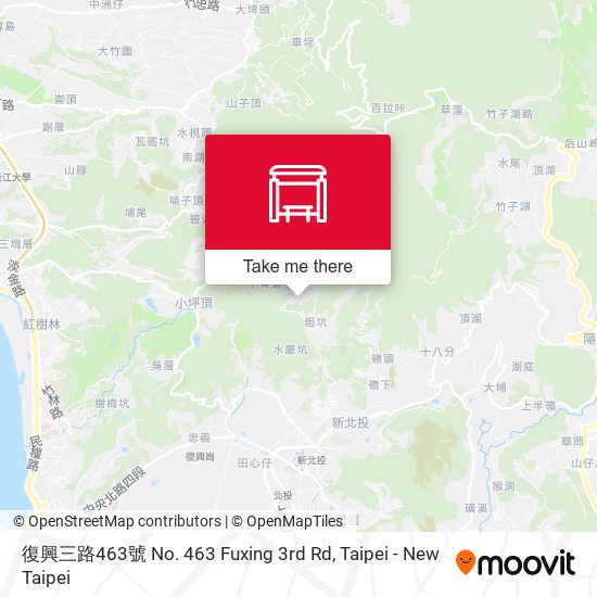 復興三路463號 No. 463 Fuxing 3rd Rd map