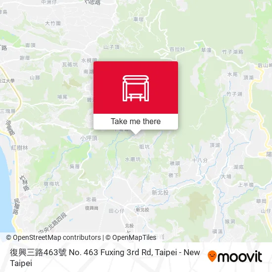 復興三路463號 No. 463 Fuxing 3rd Rd map