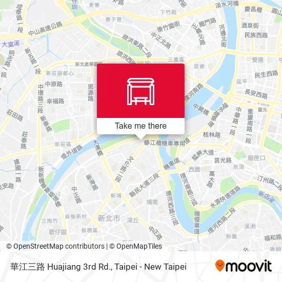 華江三路 Huajiang 3rd Rd. map