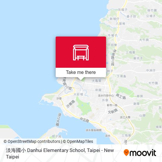 淡海國小 Danhui Elementary School地圖