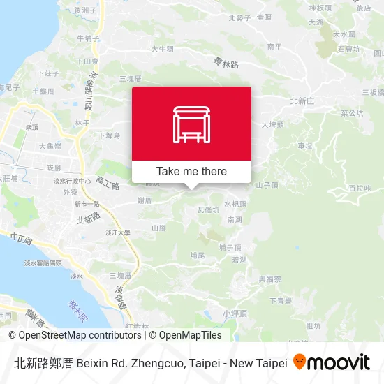 北新路鄭厝 Beixin Rd. Zhengcuo map