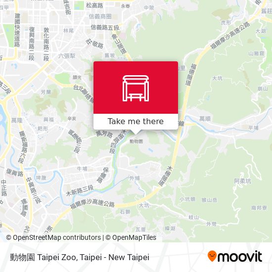 動物園 Taipei Zoo map