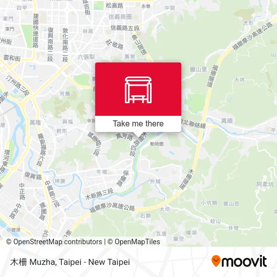 木柵 Muzha地圖