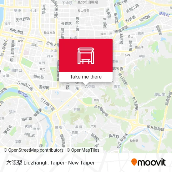 六張犁 Liuzhangli map