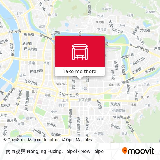 南京復興 Nangjing Fuxing地圖