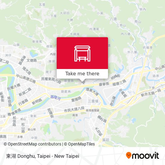 東湖 Donghu map