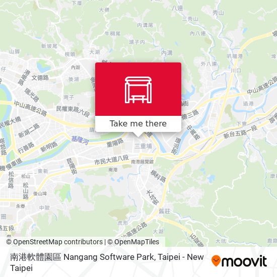 南港軟體園區 Nangang Software Park map