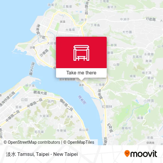 淡水 Tamsui map