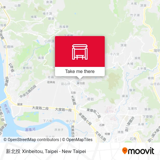 新北投 Xinbeitou地圖