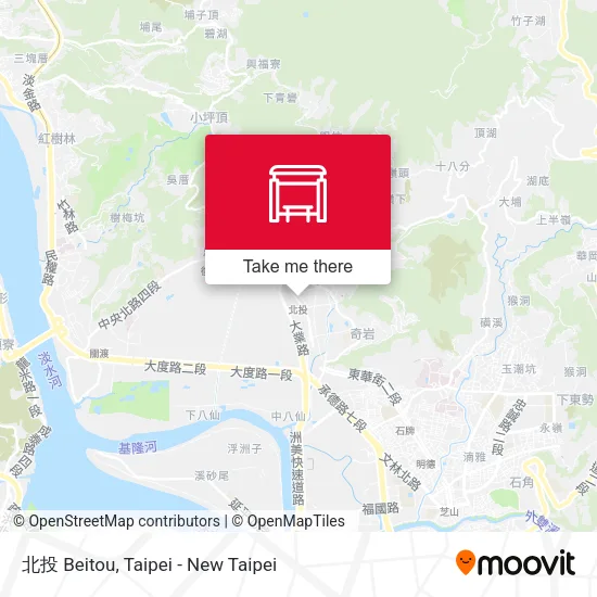 北投 Beitou地圖