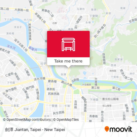劍潭 Jiantan map