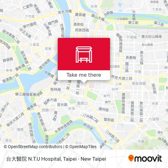 台大醫院 N.T.U Hospital map