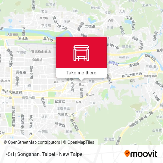 松山 Songshan map