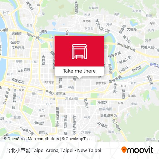 台北小巨蛋 Taipei Arena map