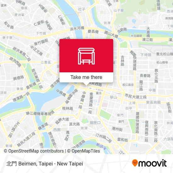 北門 Beimen map