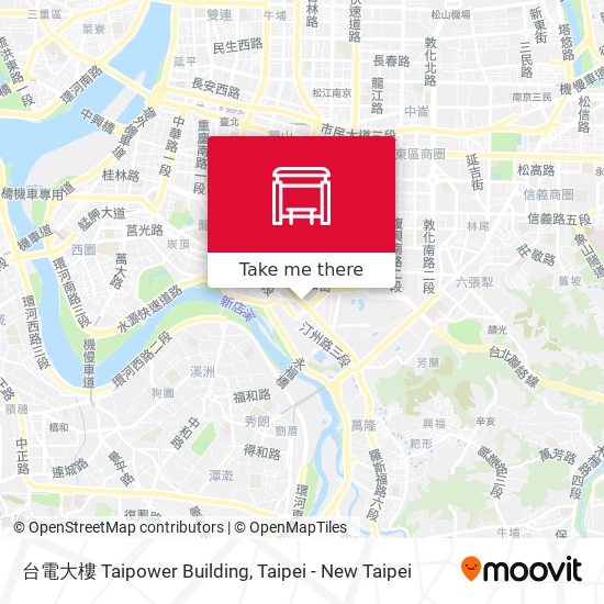 台電大樓 Taipower Building map