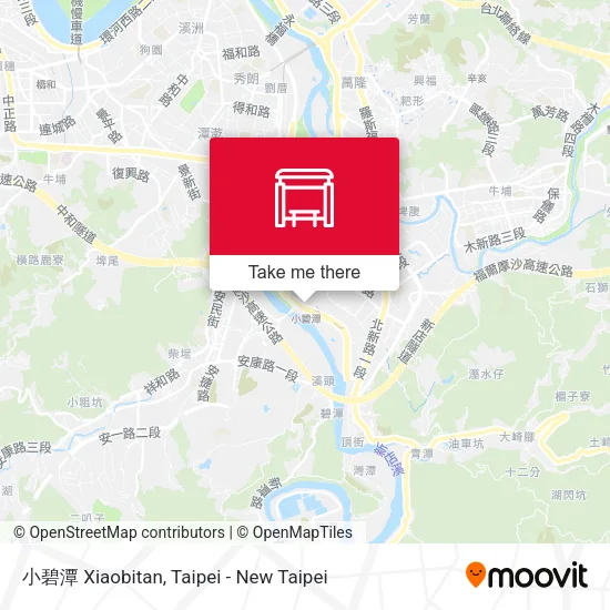 小碧潭 Xiaobitan map