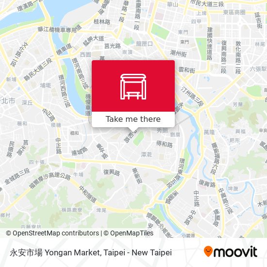 永安市場 Yongan Market map