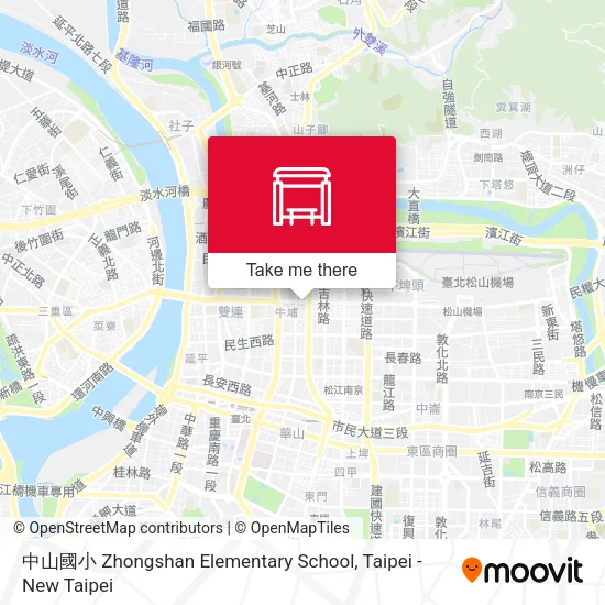 中山國小 Zhongshan Elementary School地圖