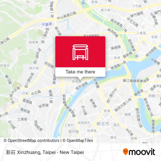 新莊 Xinzhuang map