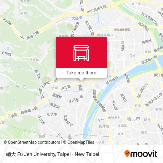 輔大 Fu Jen University地圖