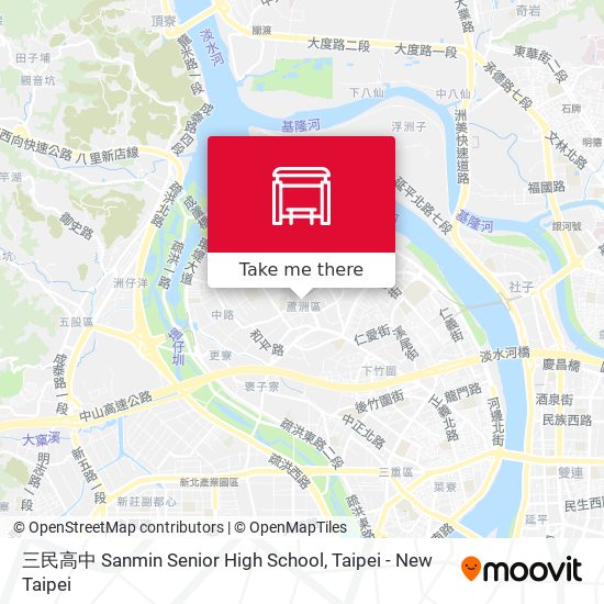 三民高中 Sanmin Senior High School map