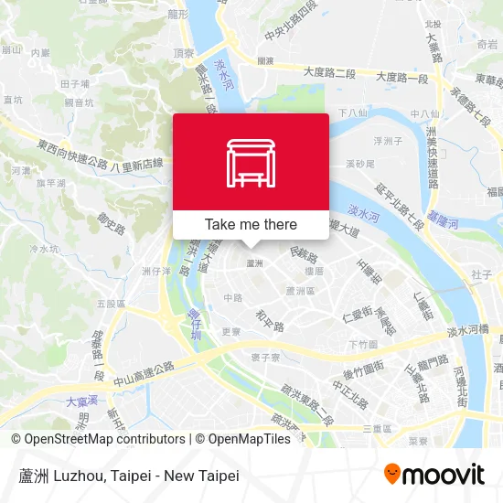 蘆洲 Luzhou map
