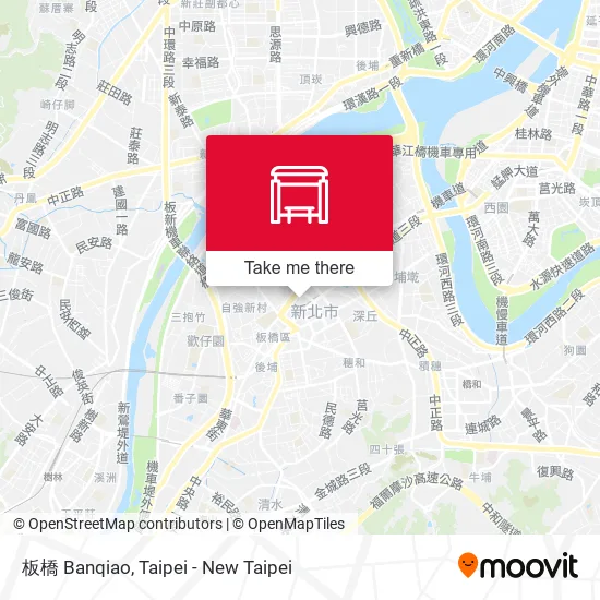 板橋 Banqiao map