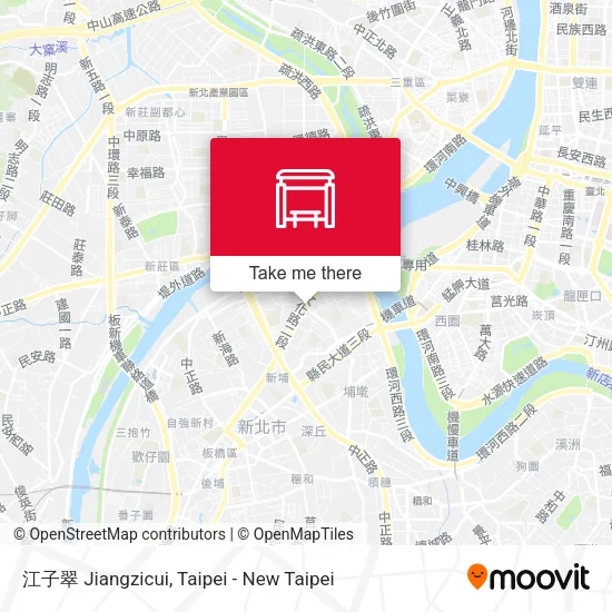 江子翠 Jiangzicui地圖
