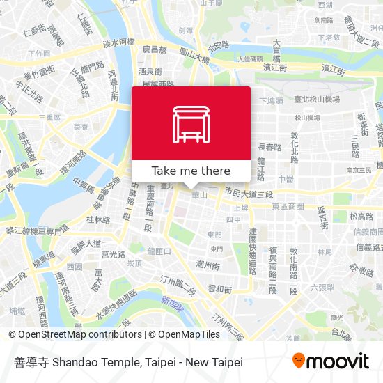 善導寺 Shandao Temple map