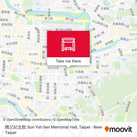 國父紀念館 Sun Yat-Sen Memorial Hall地圖
