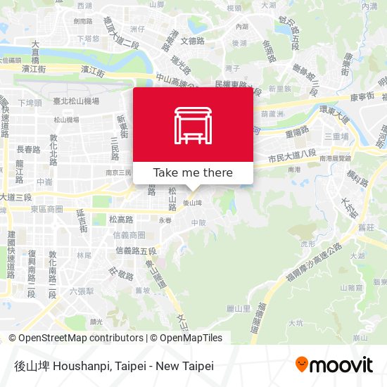 後山埤 Houshanpi map