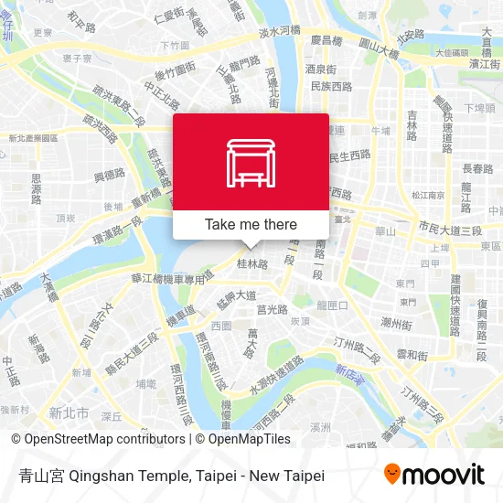 青山宮 Qingshan Temple map