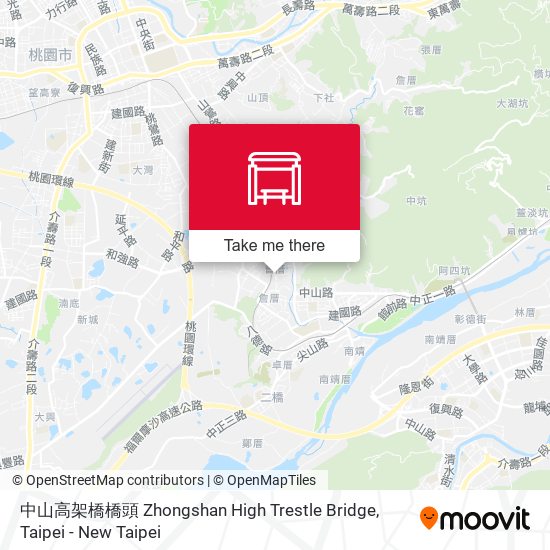 中山高架橋橋頭 Zhongshan High Trestle Bridge地圖