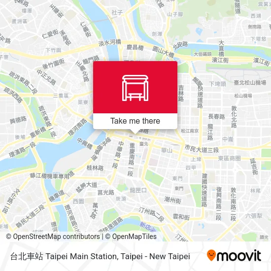 台北車站 Taipei Main Station地圖