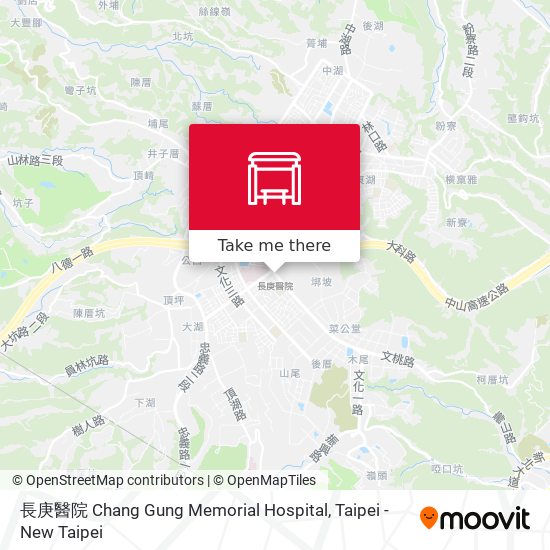 長庚醫院 Chang Gung Memorial Hospital map