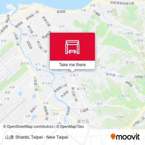 山鼻 Shanbi map