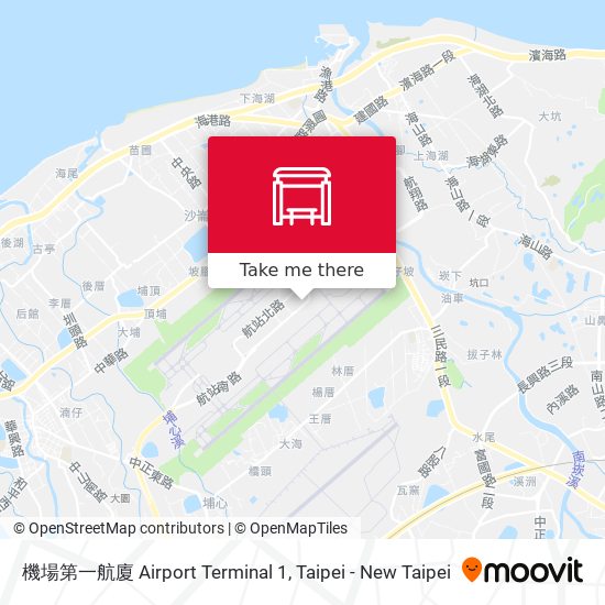 機場第一航廈 Airport Terminal 1 map