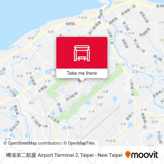 機場第二航廈 Airport Terminal 2 map