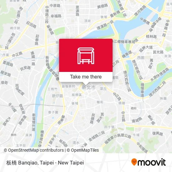 板橋 Banqiao map