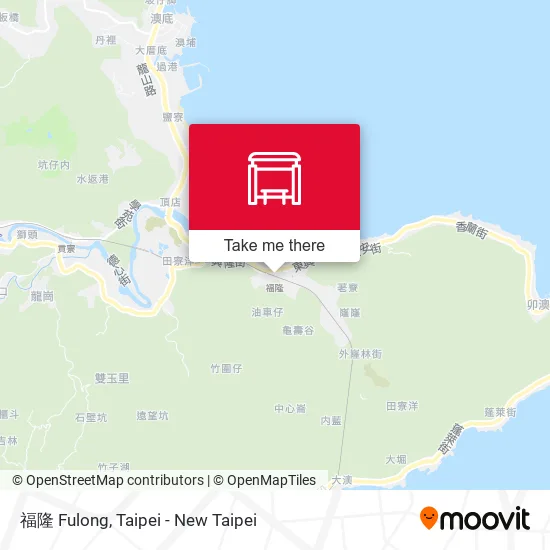 福隆 Fulong map