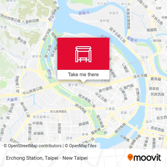 二重站 Erchong Station地圖