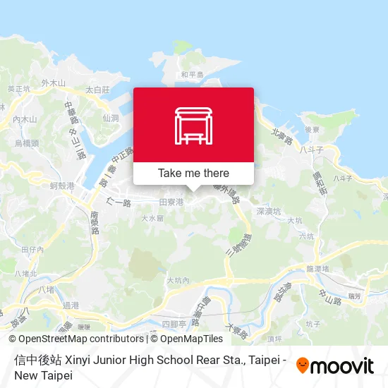 信中後站 Xinyi Junior High School Rear Sta. map