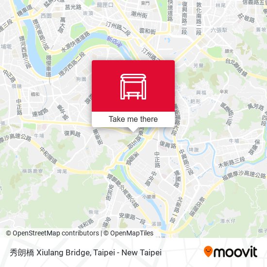 秀朗橋 Xiulang Bridge map